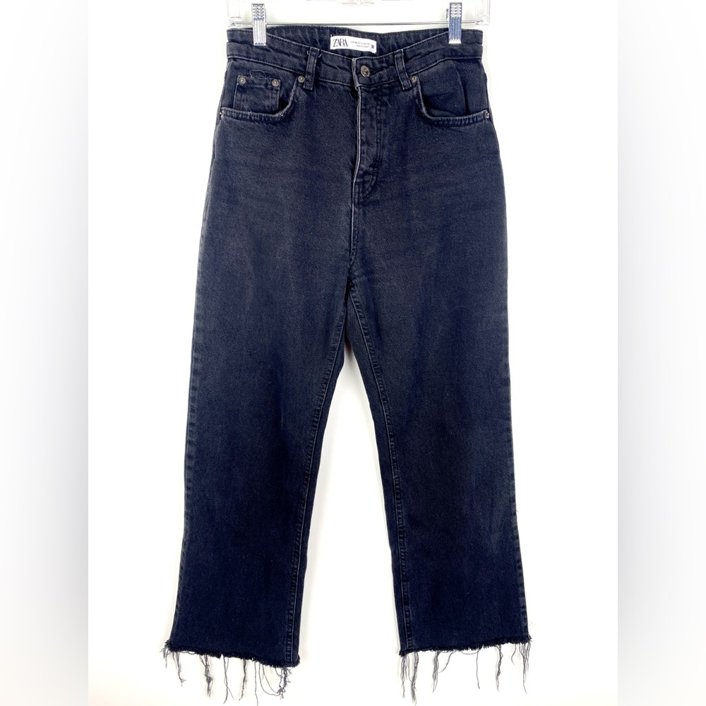 Zara Wide-Leg Jeans Black